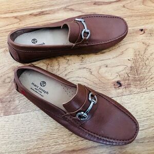 Marc Joseph Brown vegan Leather Loafers men’s 11 slip-on